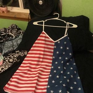 American Flag tank top perfect for 4th of July!